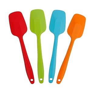 Silicone Spatula Set Heat Resistant Small Rubber Spatulas,4 gallery