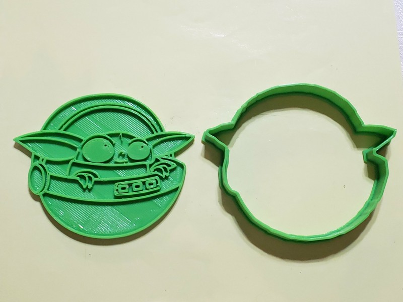 Baby Yoda Cookie Cutter/Fondant Cutter/Playdoh Cutter