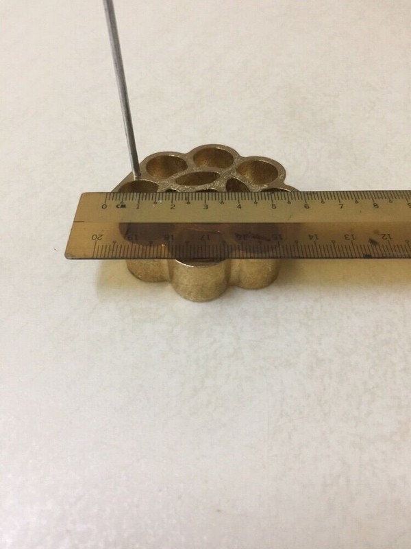 Vintage Brass Rosette Cookie Mold Iron Maker Acuan Kuih Loyang Goyang Malaysia