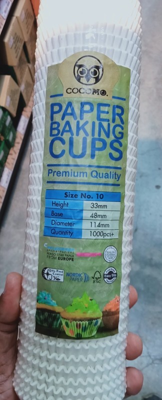 CUPCAKE BAKING CASES Pack of 1000 PREMIUM QUALITY BULK IN WHITE gallery