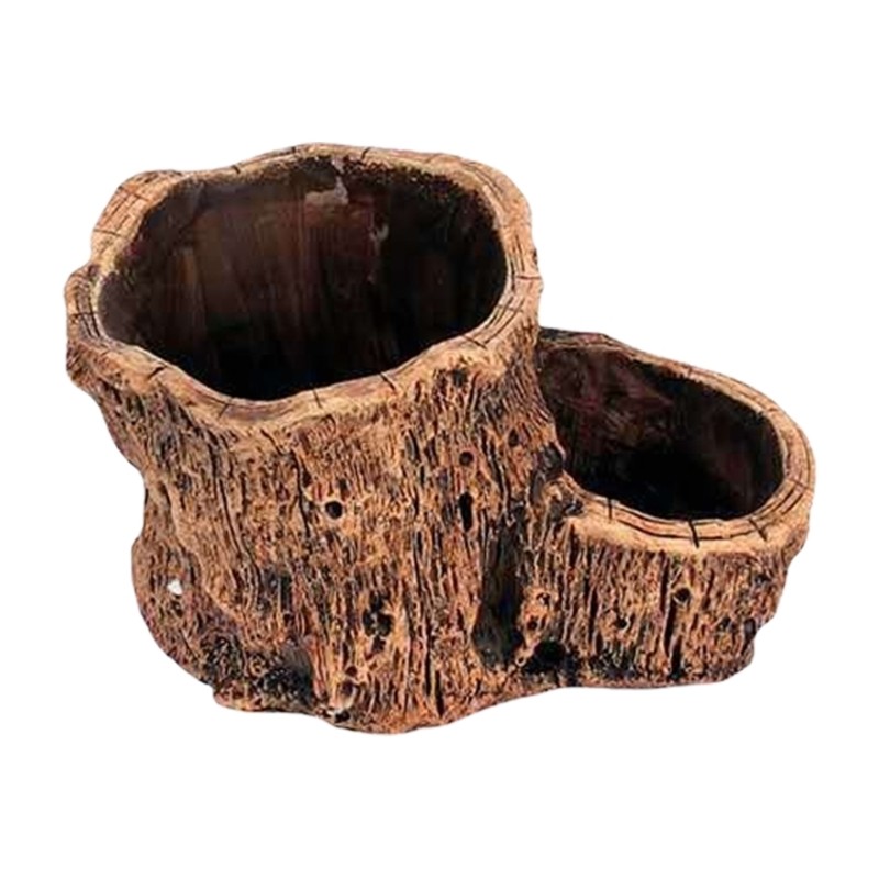 Cement Flowerpots with Tree Root Designs for Creative Office and Home Decoration