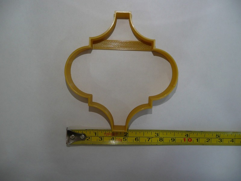ARABESQUE TILE FRAME SHAPE COOKIE CUTTER MADE IN USA PR5533 gallery