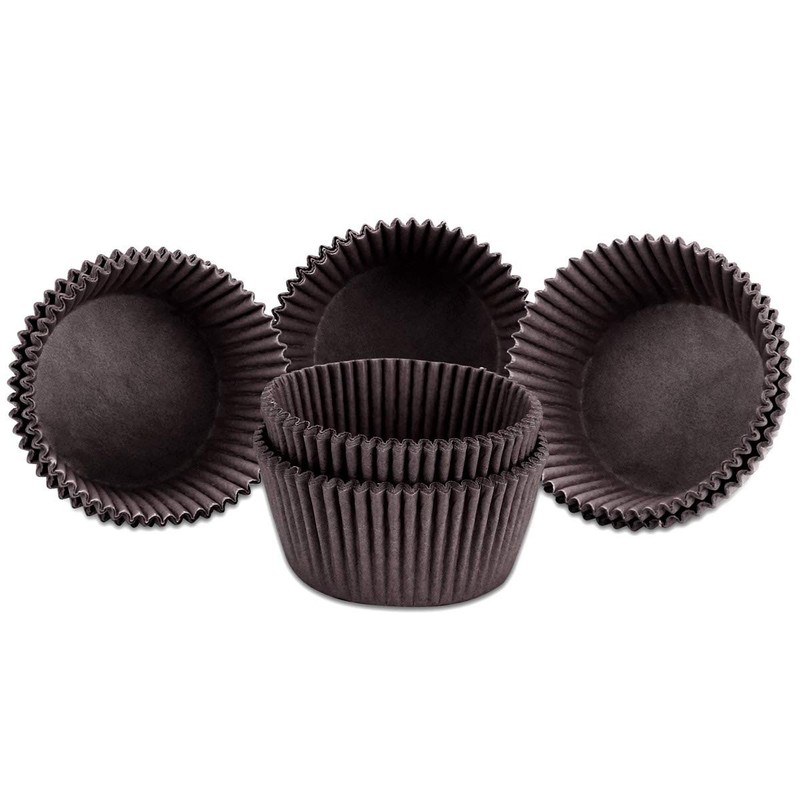 Brown Standard Cupcake Liners Swedish Paper Coffee Baking Cups Color 400 PCS gallery
