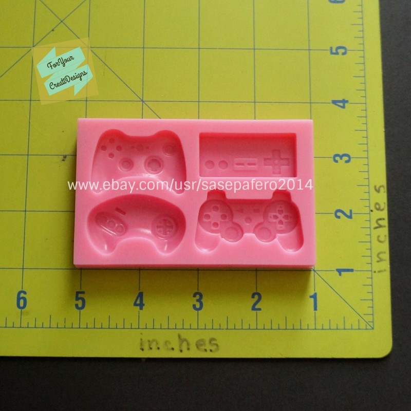 Video game controls silicone mold, 4 cvts. gallery