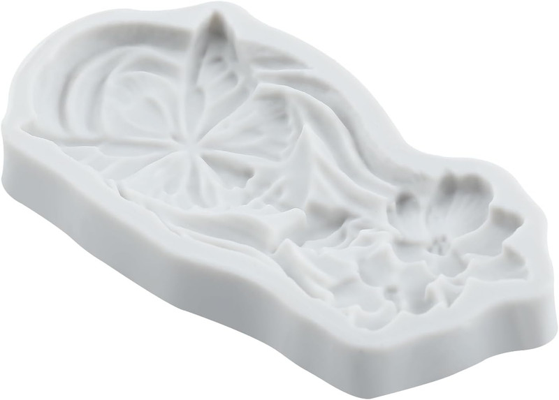 3D Butterfly Woman Silicone Mold Butterfly Woman Face Fondant Molds for Wedding gallery