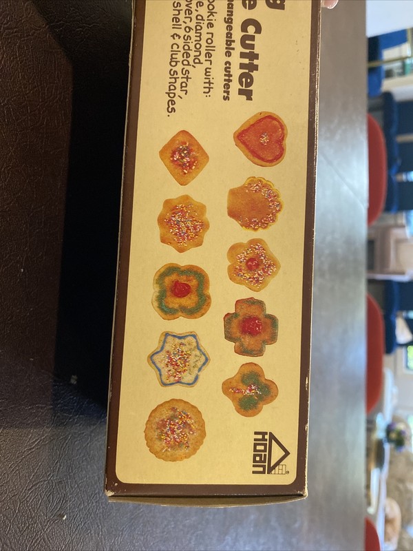 Vintage Rolling Cookie Cutter with 10 Interchangeable Cutters Shapes Star Shell gallery