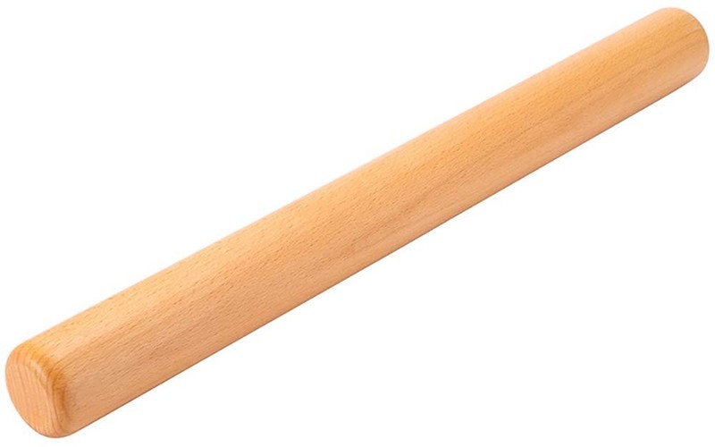 13.8 Inch Straight Wood Rolling Pin Wooden Dough Roller for Baking Fondant