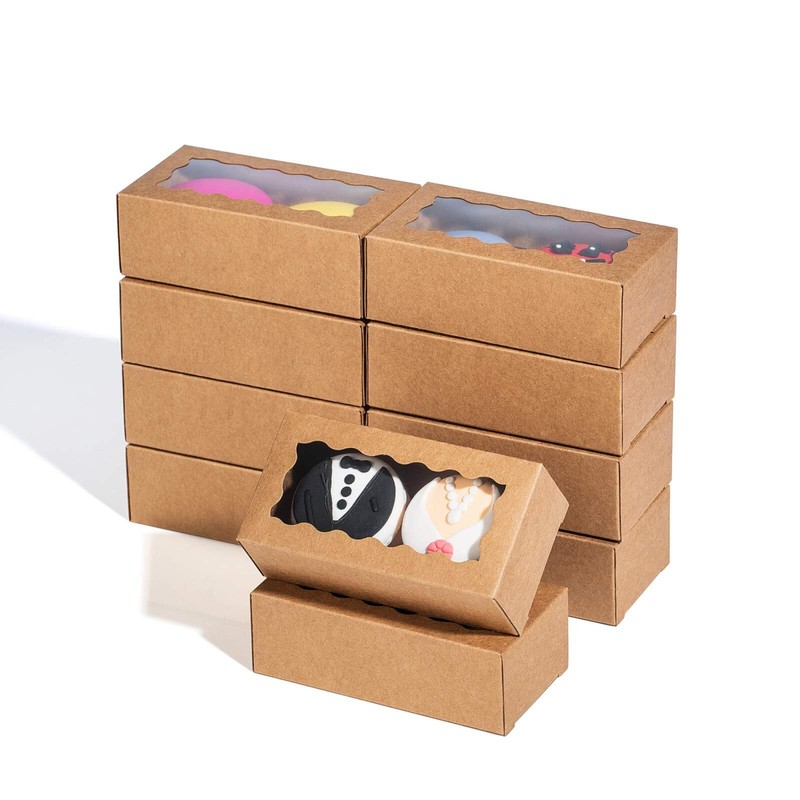 small treat boxes with window – 35pcs candy box for chocolate & bakery treats…