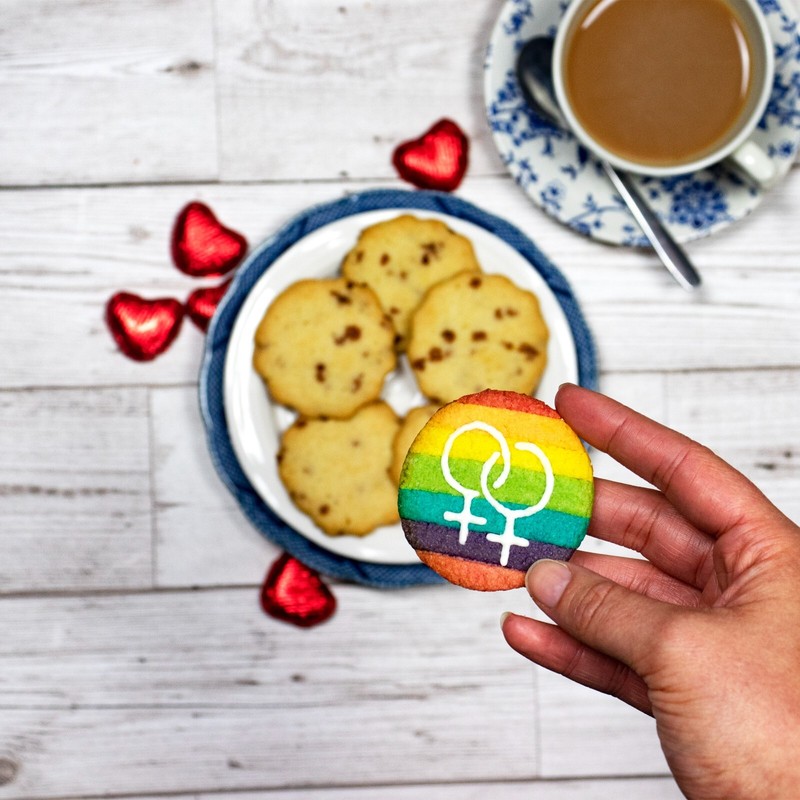 LGBTQ Symbol Cookie Cutters - lesbian gay bisexual transgender genderqueer pride gallery