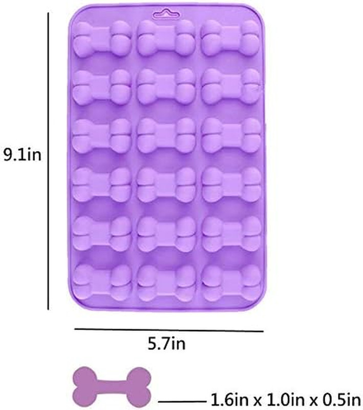 Silicone Molds Puppy Dog Paw and Bone Mold for Dog Treats gallery