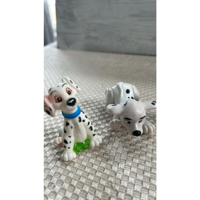 101 Dalmatians Dogs Disney Lot of 5 PVC 2" Figurines / Cake toppers Vintage gallery