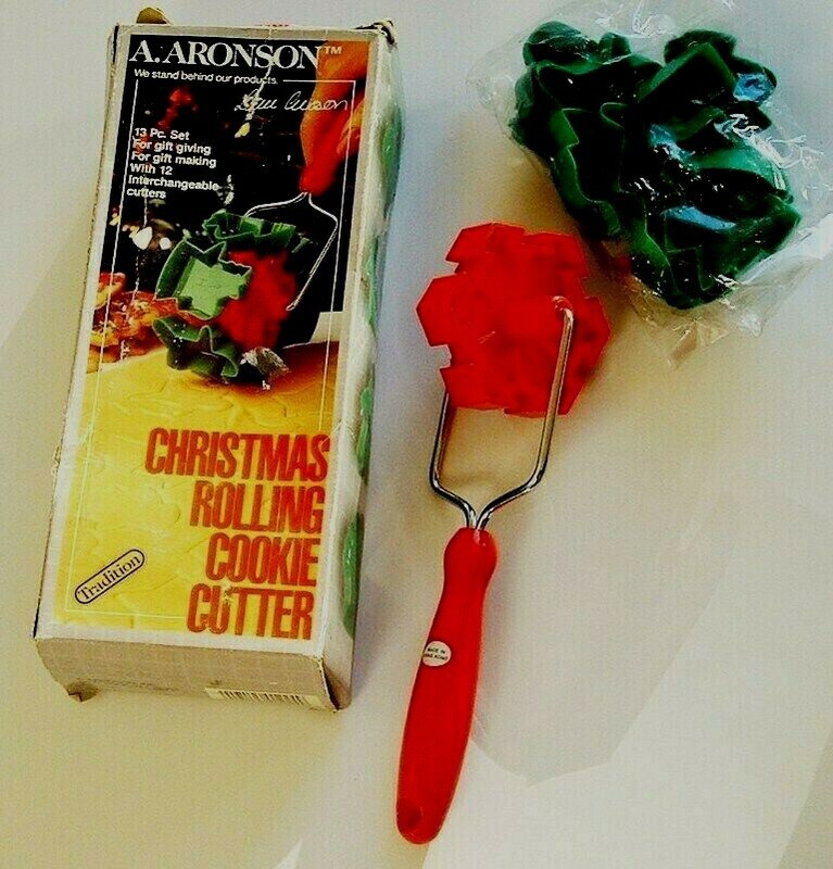 Aronson Christmas Rolling Cookie Cutter Set 13pc