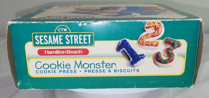 NOS Hamilton Beach Sesame Street Cookie Monster 11 Discs Press Vintage 1998 gallery
