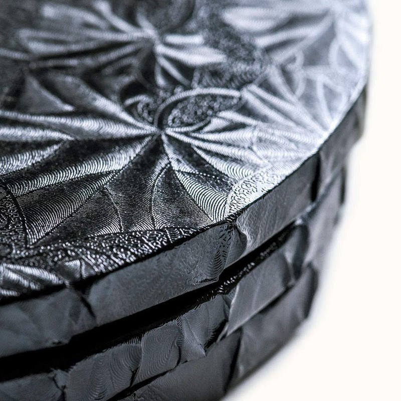 1 Pack 12 Inch Black Round Sturdy Cake Board Drums, 1/2 Thick Display Base Kit gallery
