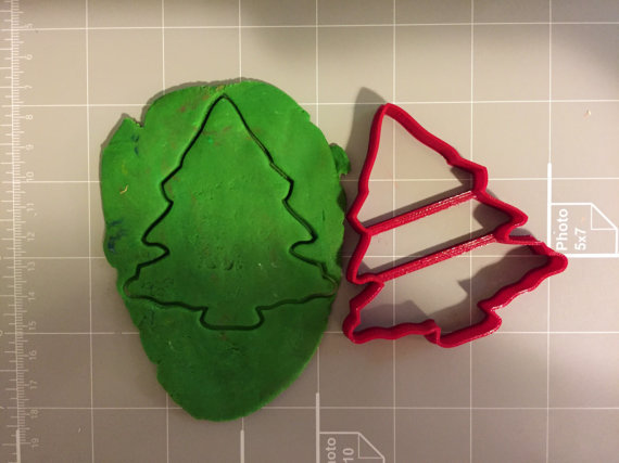 Christmas Tree Cookie Cutter – Choose Your Own Size