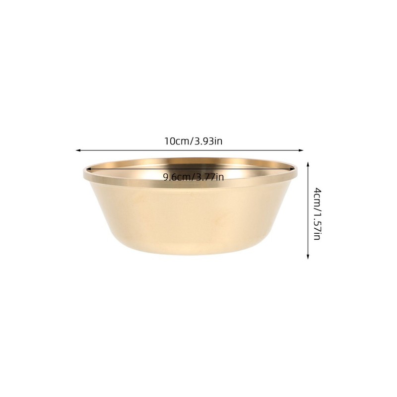 Metal Decorative Bowl Display Chinese Temple Brass Bowls for Decoration gallery
