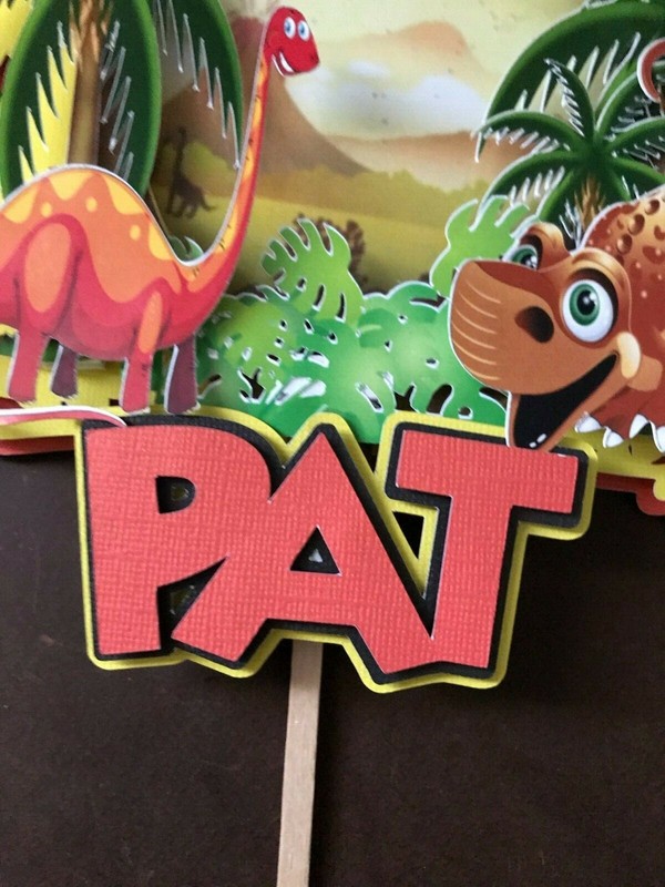 Dinosaur Party Cake Topper, Dino Birthday Decoration, Jurassic Theme, Dinosaur gallery