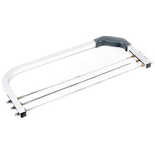 Adjustable Cake Leveler with 3 Stainless Steel Blades - DIY Layer Cake Slicer To gallery