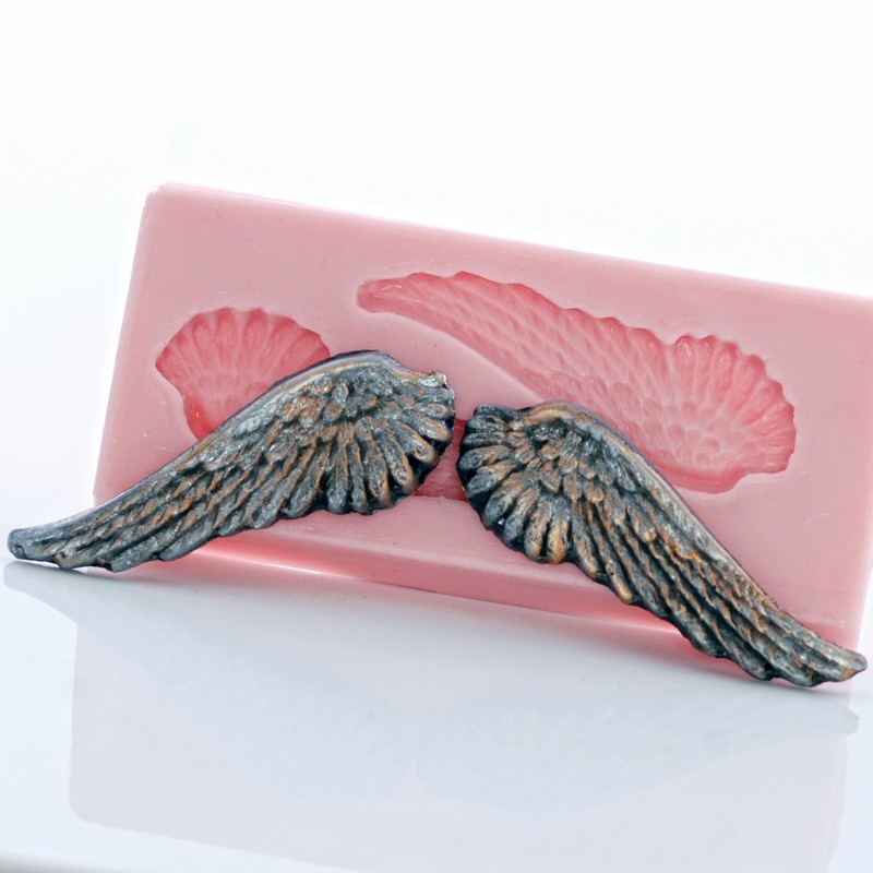 Wing Silicone Mold Flexible Food Safe Angel Wing Mold Craft Resin Jewelry (846) gallery