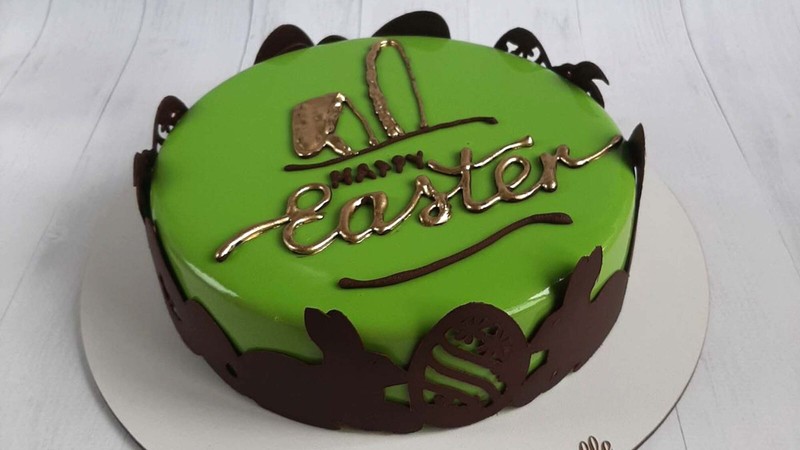 Plastic Chocolate Mold Easter Cake Border Stencil Cake Decorating Supplies gallery
