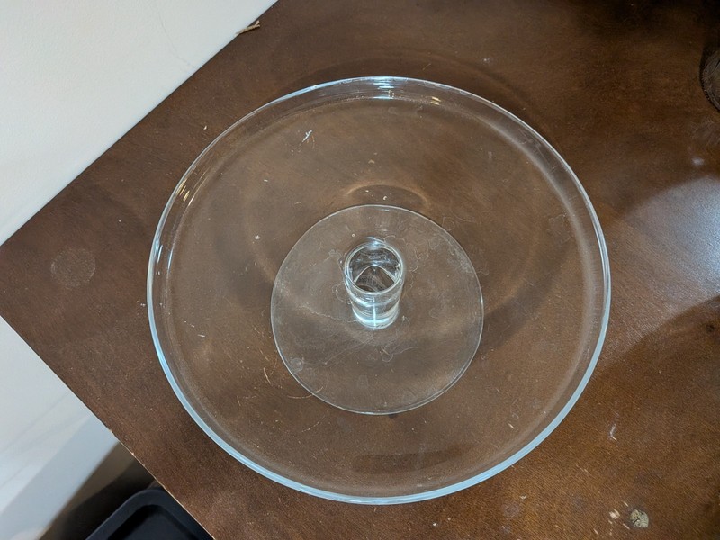 glass cake stand with dome cover gallery