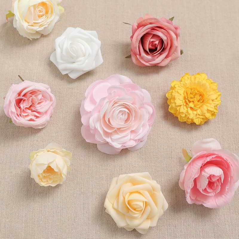 Artificial Flower Assortment for DIY Centerpiece Arrangement Wedding Hand Bouque gallery