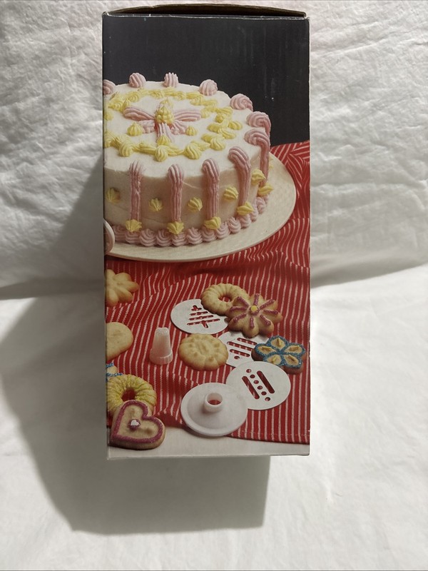 21 Piece Cookie Press & Decorating Set 12 Cookie Discs 8 Decorating Tips New gallery