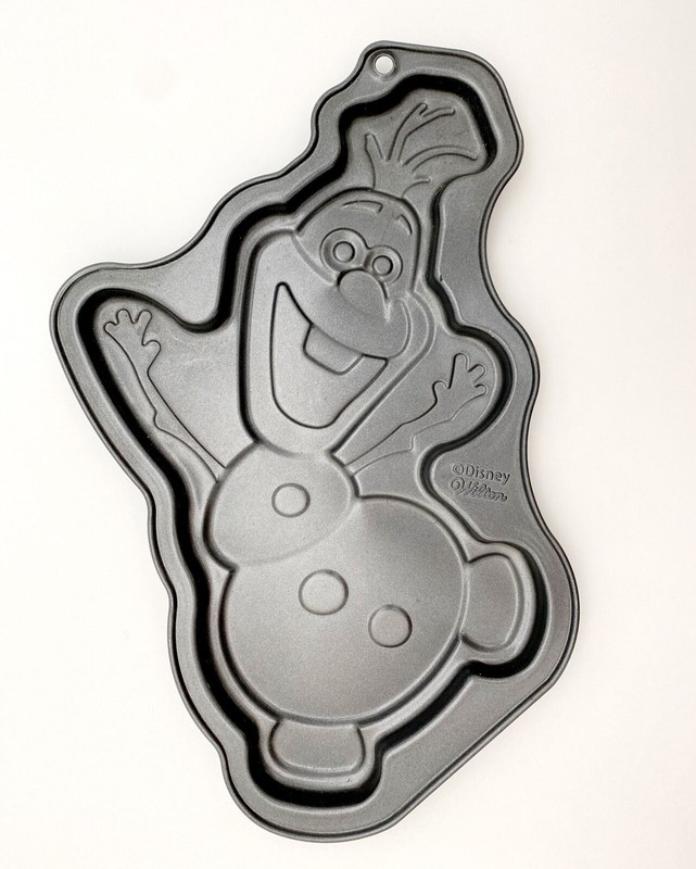 Wilton Disney Frozen Olof Snowman Giant Cookie Mold Non-Stick Baking Pan 12x7.5 gallery