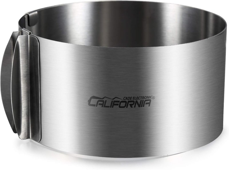 Cake Mold Adjustable Round Stainless Steel Baking Ring 6 to 12 Inch Kitchen Tool gallery