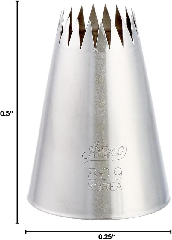 869 Pastry Tube - French Star - Size 9 gallery