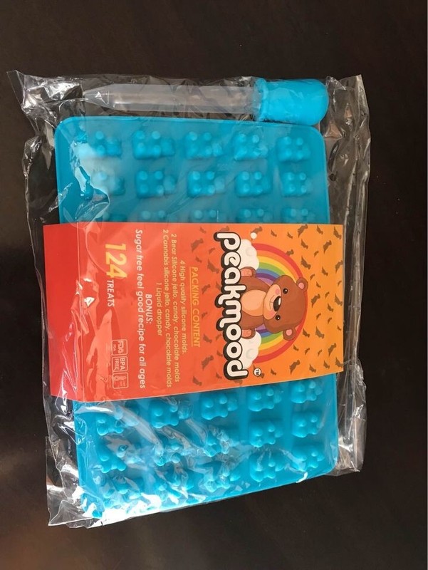 2 Pack Peakmood Gummy Bear Molds & Dino Candy Molds for Chocolate & Gummies gallery