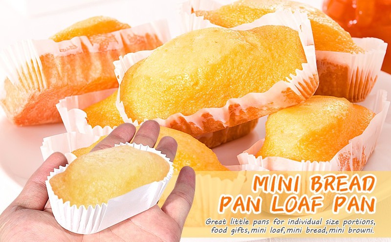 1000Pcs Mini Cupcake Liners, 2.83 x 1.38 inches Oval Oil-Proof Cup Cake Liners, gallery