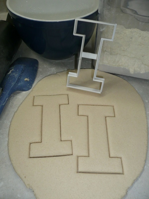 LETTER I 4 INCH UPPERCASE CAPITAL BLOCK FONT COOKIE CUTTER USA PR4222 gallery