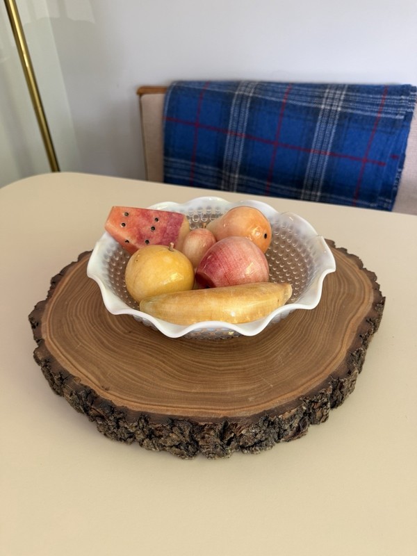 Wood Log Slice Slab for Cake Stand, Charcuterie, Food Serving, or Center Piece gallery