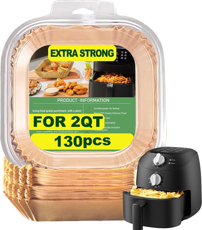 Small Air Fryer Liners for FEE’ pact 2.1 Air Fryer, 2 qt Air Fryer