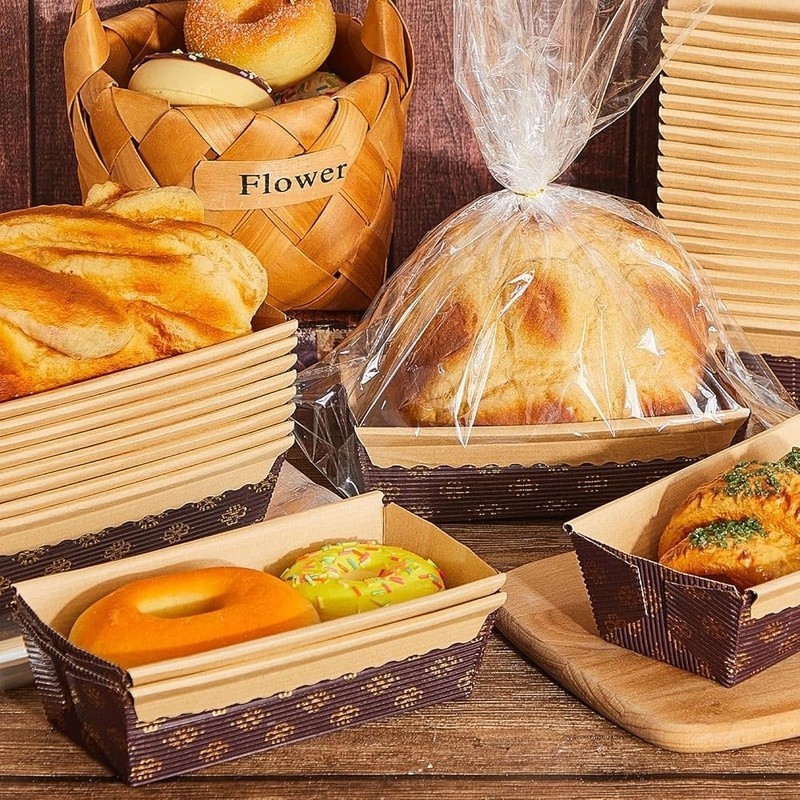 75 Disposable Baking Pans Bread Bags Ties Muffins Cakes Sourdough Pastries New gallery