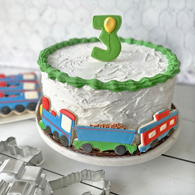 R&M International Construction and Train 6 Piece Cookie Cutter Set gallery