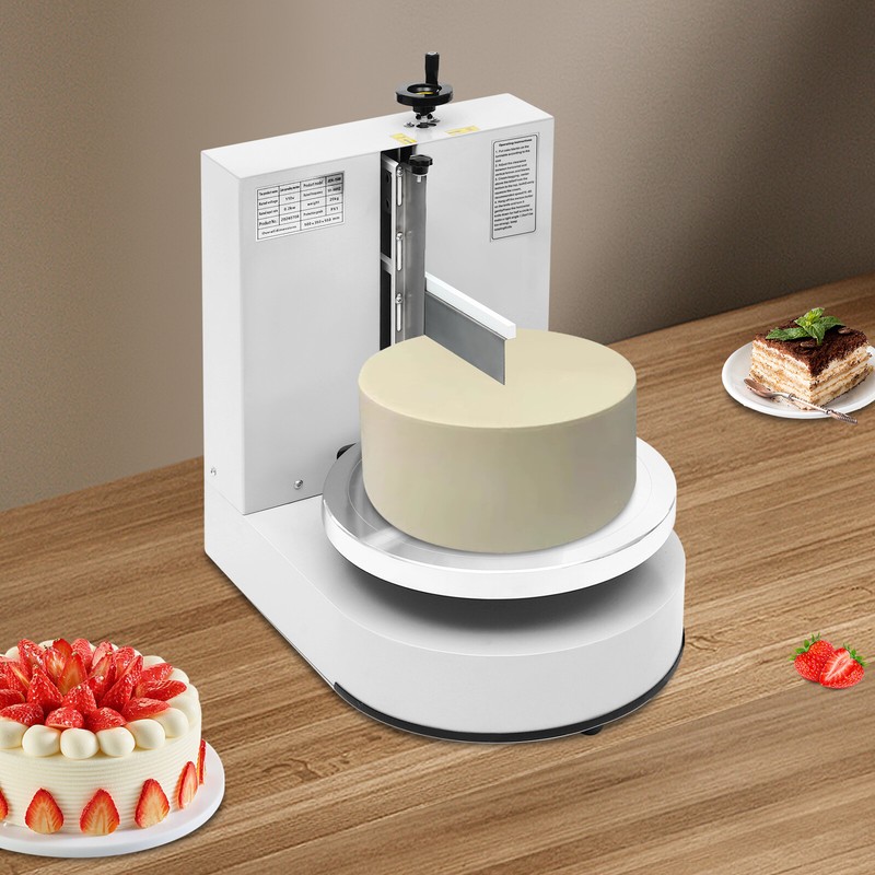 Auto Electric Cake Decorating Machine Cream Butter Coating Spreading Machine gallery