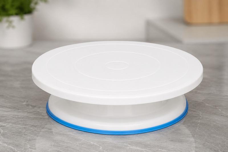Revolving Decorating Stand, Non-Slip Base, Baking Tool, 11 Inch.