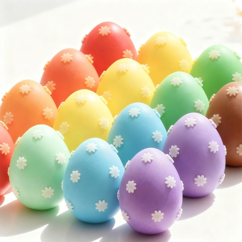 Easter Eggs Silicone Mold Grade Silicone for Soap Making gallery