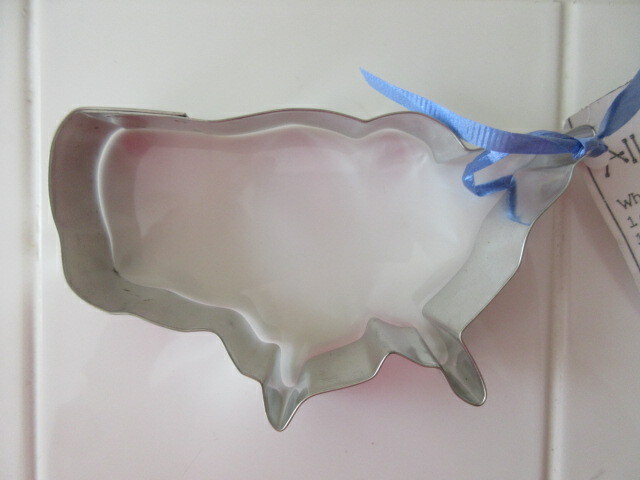 NEW Aluminum Metal United States Shape Cookie Cutter, 5”x3” gallery