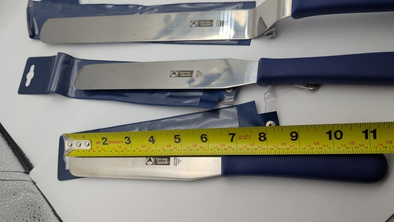 3 THERMOHAUSER Rostfrei Cake Spatula VINTAGE BAKER CHEF 66626 66636 66707 gallery