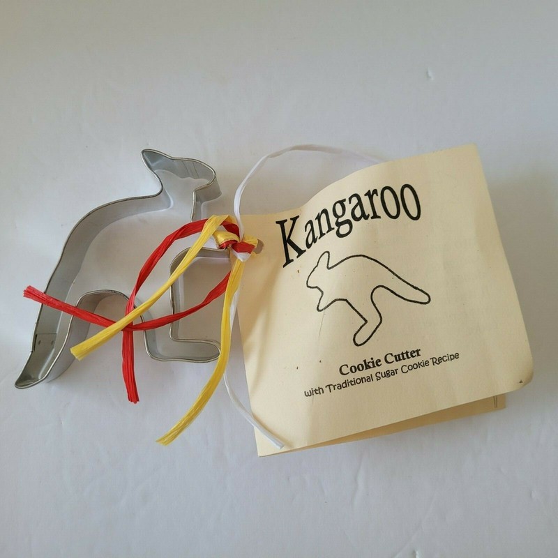 VMI Museum Kangaroo Metal Cookie Cutter with Mrs Sutton’s Sugar Cookie Recipe