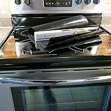 3 Pack Large Non Stick Oven Liners Mat BPA and PFOA Free, Protect the Bottom of gallery