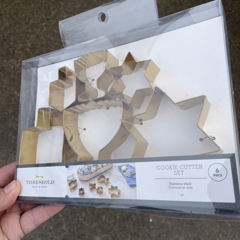 Threshold Brand New Jewish Star of David Menorah COOKIE CUTTERS SET of 6 ❤️ct7j1 gallery