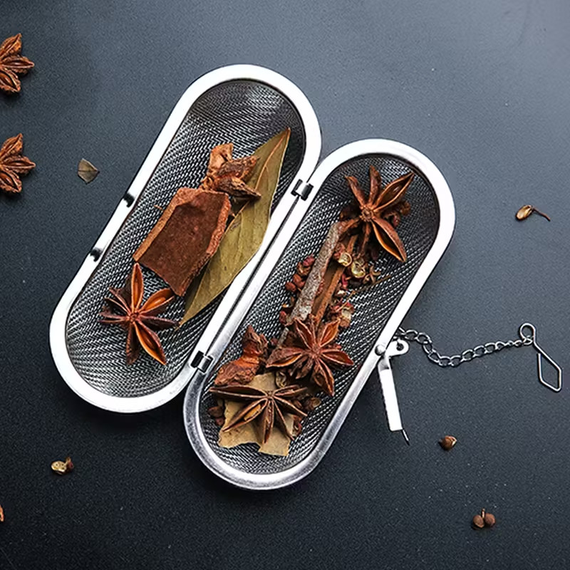 1~3x Stainless Steel Cooking Spices Infuser Fine Mesh Loose Tea Herbal Strainer gallery
