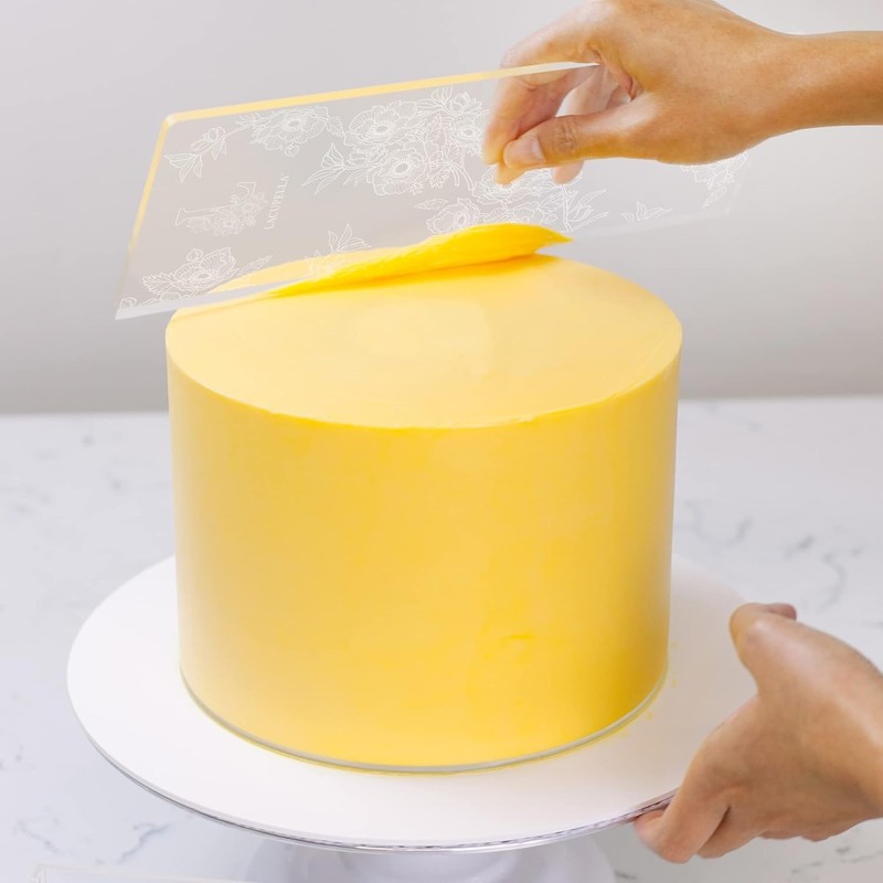 Acrylic Cake Buttercream Scraper Smoother for Icing Frosting, 12 inch Tall gallery