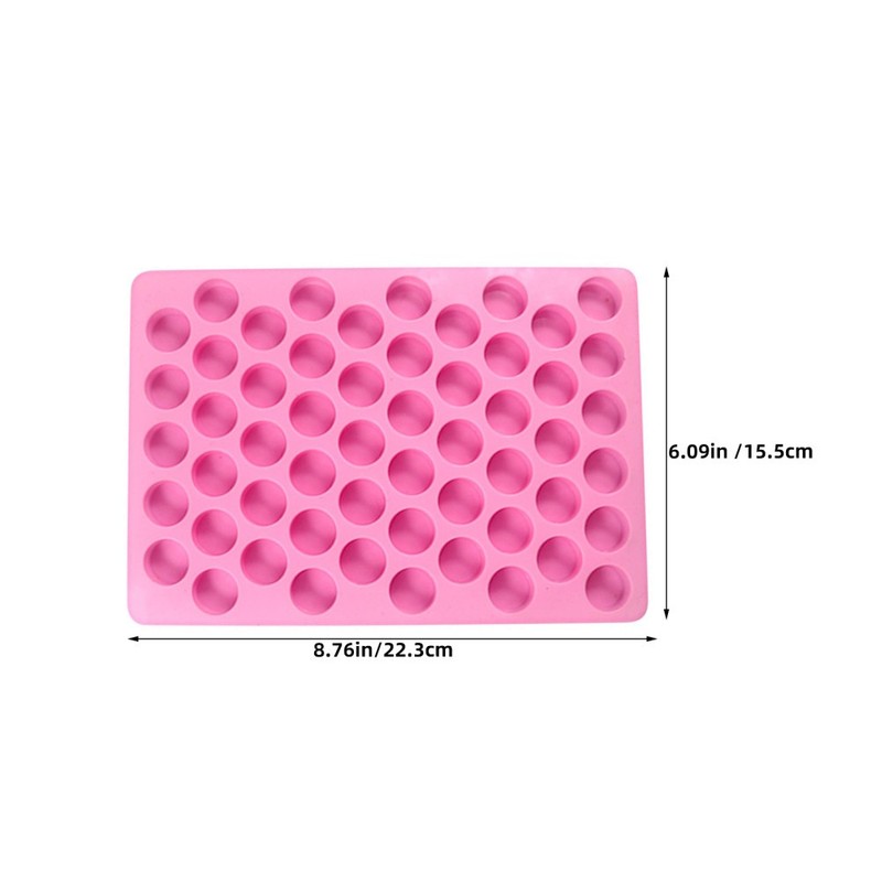 2 Pcs Lollipop Molds Silicone Shapes Chocolate Making Semi Sphere Candy gallery