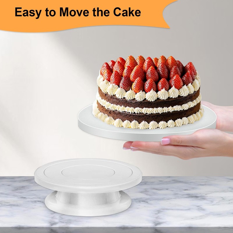 12 PCS Cake Drum 14 Inch Round 1/2 Inch Thick Board White Cardboard Base gallery
