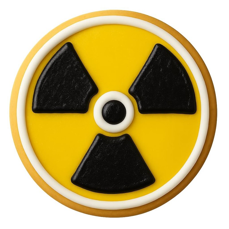 Mighty Gadget Biohazard Radiation Cookie Cutter & Stamp Set 4x4" (Random Color) gallery